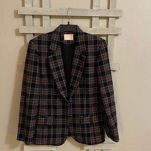 Vintage Pendleton Plaid Blazer Preppy Heathers